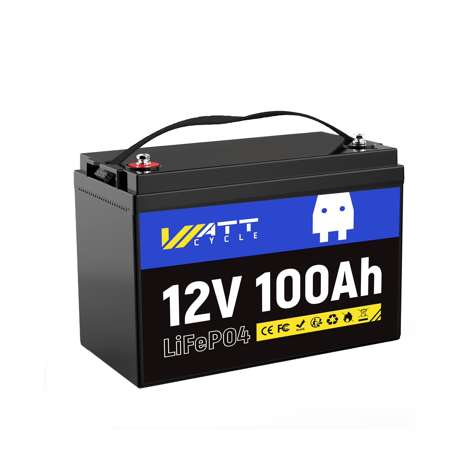 Batterie Ecowatt 100 Ah Lithium LiFePo4 à 4 000 cycles