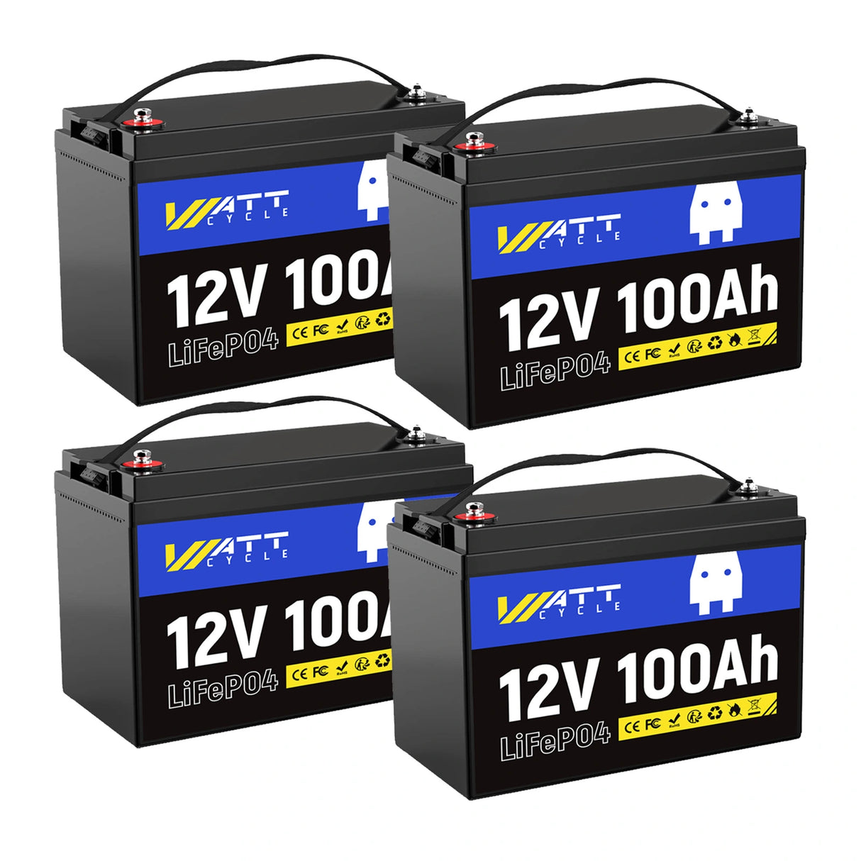 ✨【Pre Sale】WattCycle 12V 100Ah Pro Group 31 LiFePO4 Battery