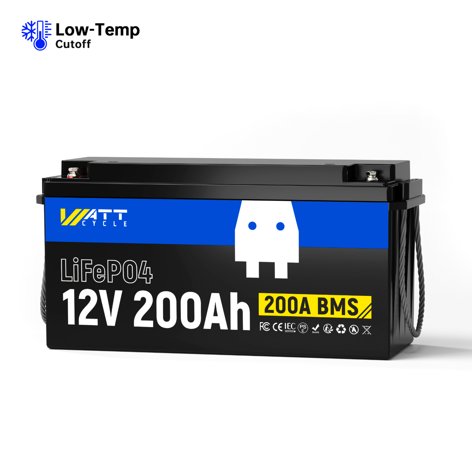 WattCycle 12V 200Ah LiFePO4 Battery