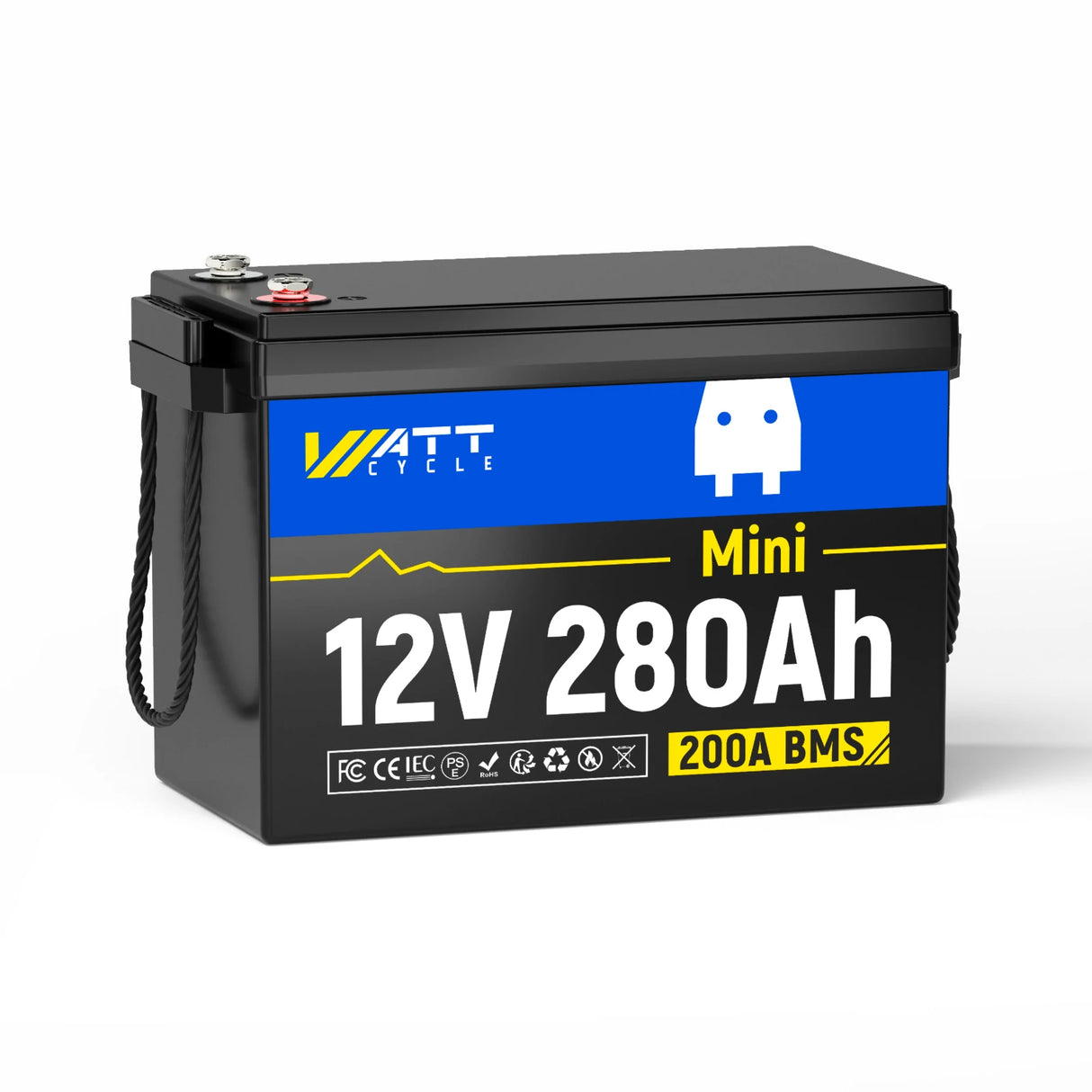 WattCycle 12V 280Ah Mini LiFePO4 Battery