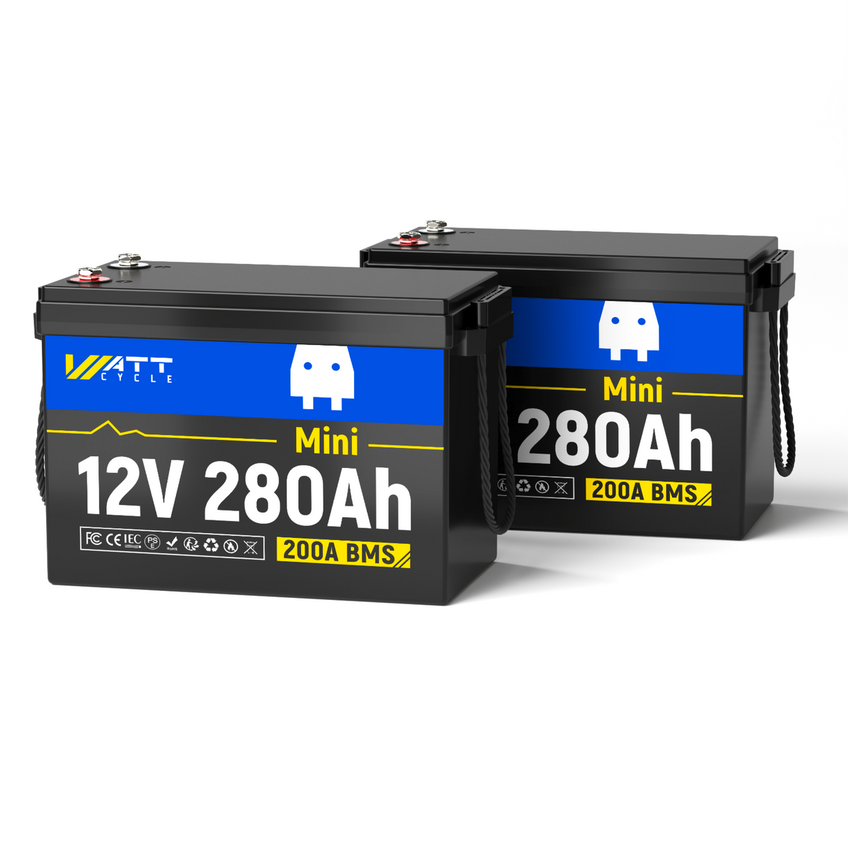 WattCycle 12V 280Ah Mini LiFePO4 Battery