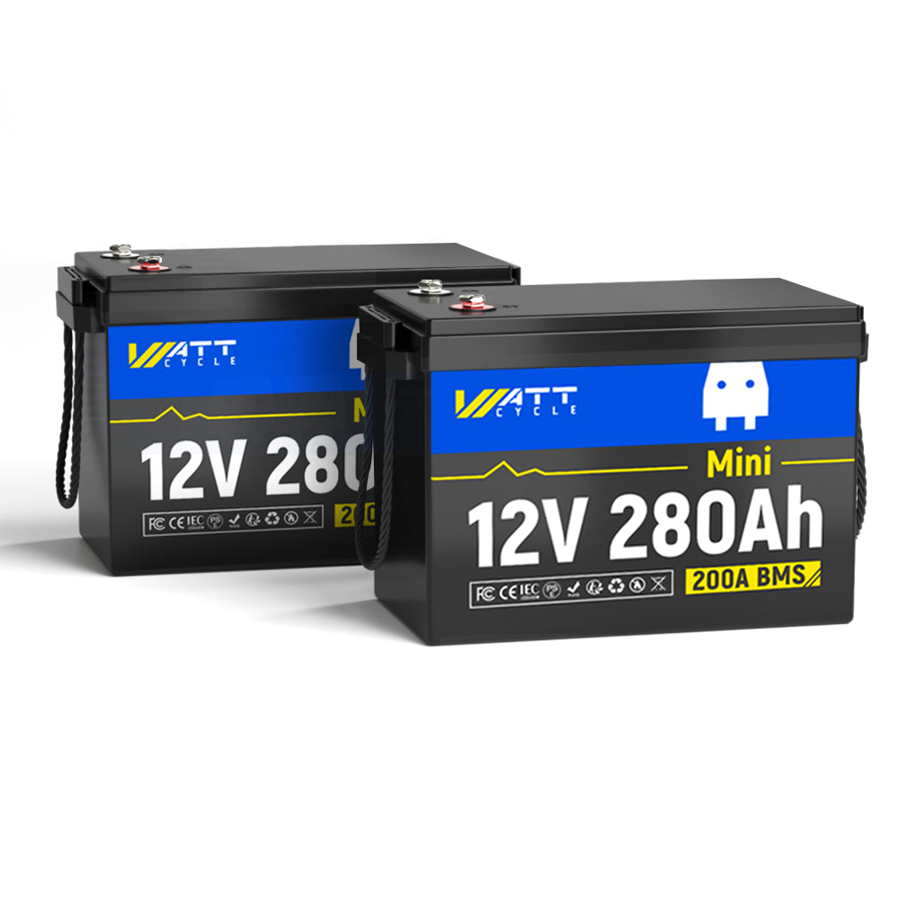 WattCycle 12V 280Ah Mini LiFePO4 Battery