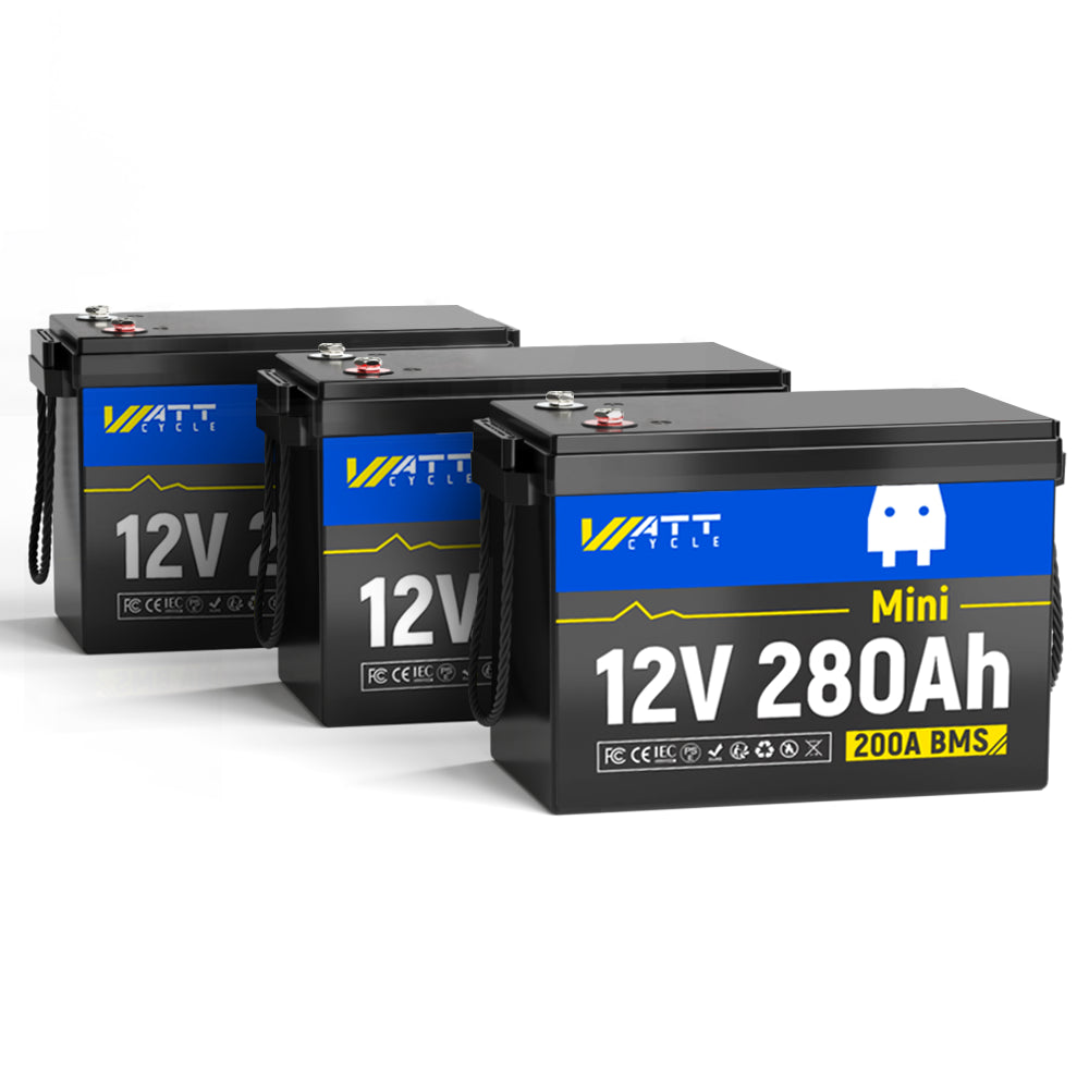 WattCycle 12V 280Ah Mini LiFePO4 Battery