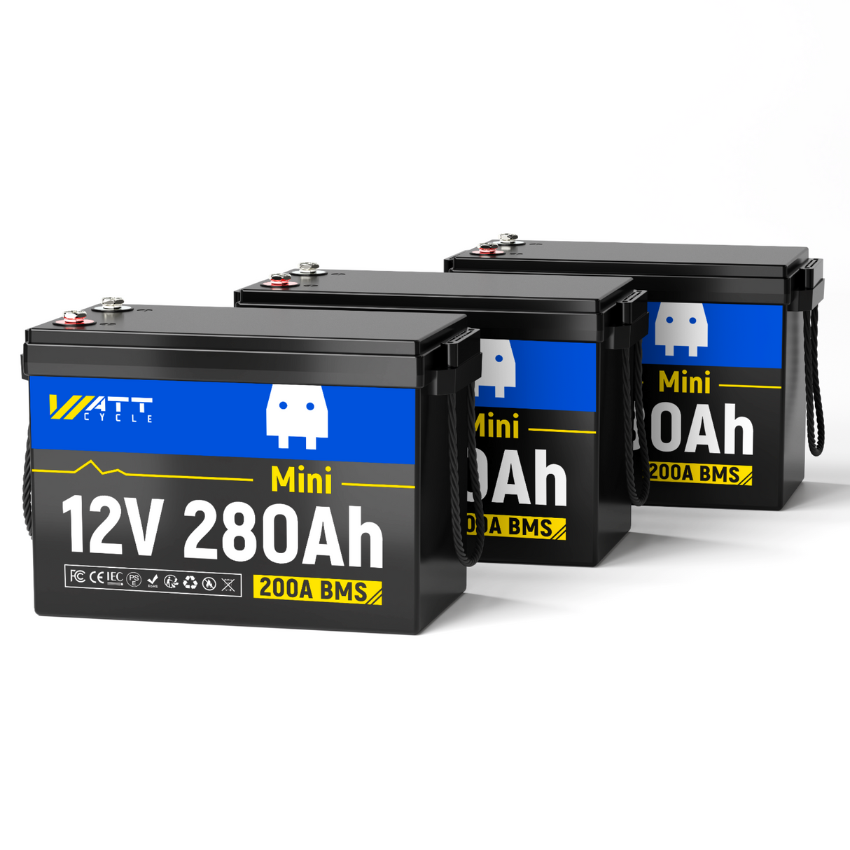 36V 280Ah Mini LiFePO4 Battery Set