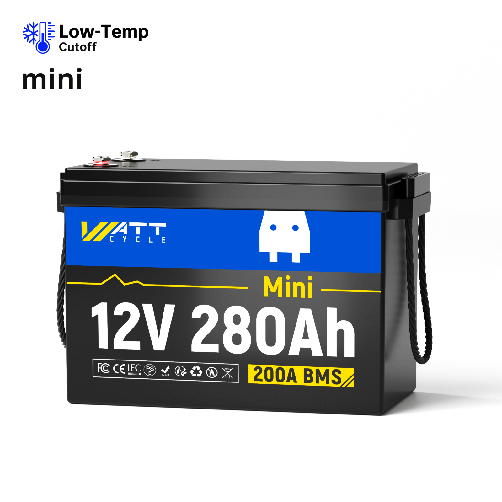 【Like New】WattCycle 12V 280Ah Mini LiFePO4 Battery