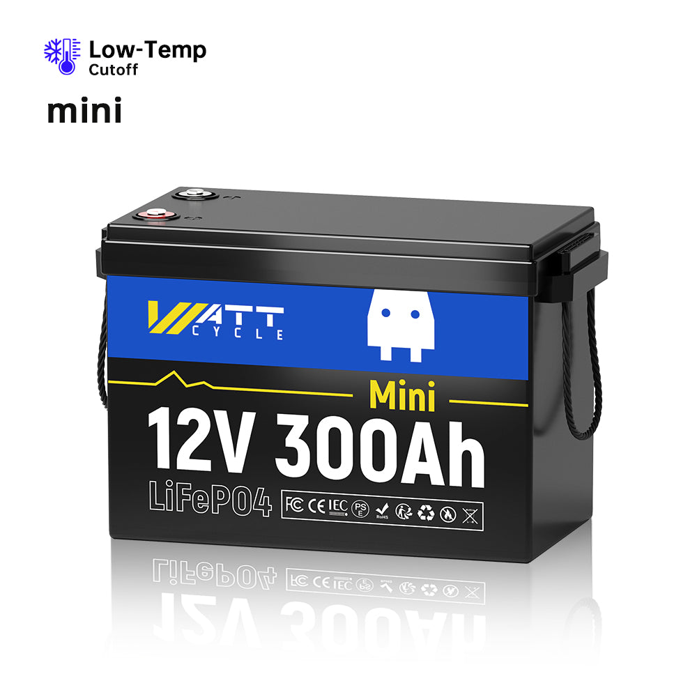 WattCycle 12V 300Ah Mini LiFePO4 Battery