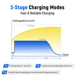 WattCycle 14.6V 20A Plastic Shell LiFePO4 Battery Charger