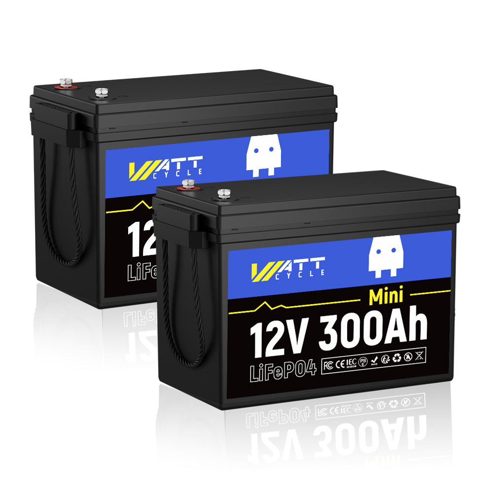 WattCycle 12V 300Ah Mini LiFePO4 Battery