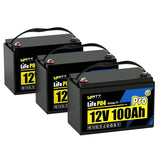 WattCycle 12V 100Ah Pro Group 31 LiFePO4 Battery (3 PACK)