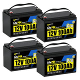 WattCycle 12V 100Ah Pro Group 31 LiFePO4 Battery (4 PACK)