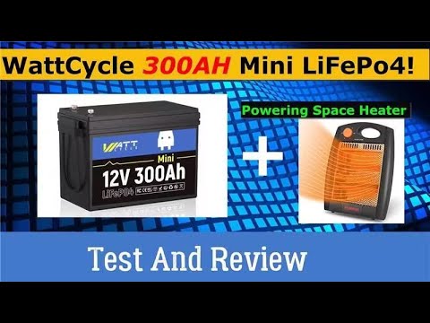 12V 280Ah Mini LiFePO4 Battery + 12V 60A Charger Kit