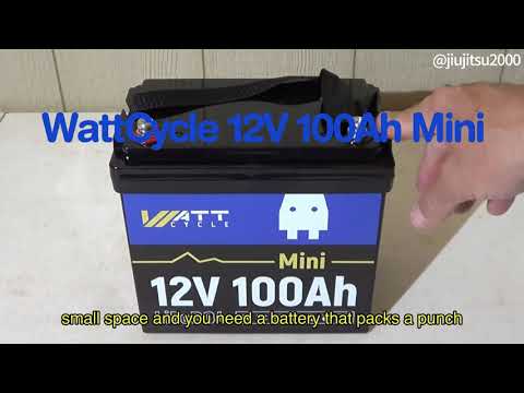 24V 100Ah Mini LiFePO4 Battery Set