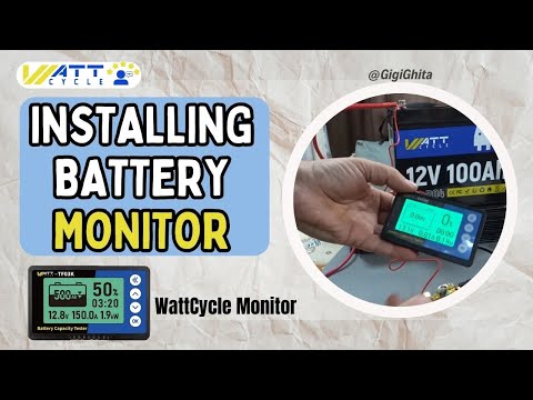 WattCycle 500A LiFePO4 Battery Monitor with Shunt