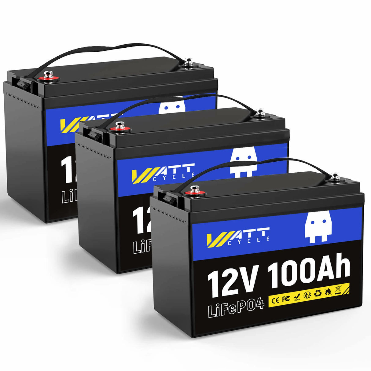 ✨【Pre Sale】WattCycle 12V 100Ah Pro Group 31 LiFePO4 Battery